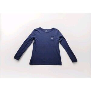 Vineyard Vines T-Shirt Size Small  Blue Long Sleeve Crew Neck Pullover Cotton